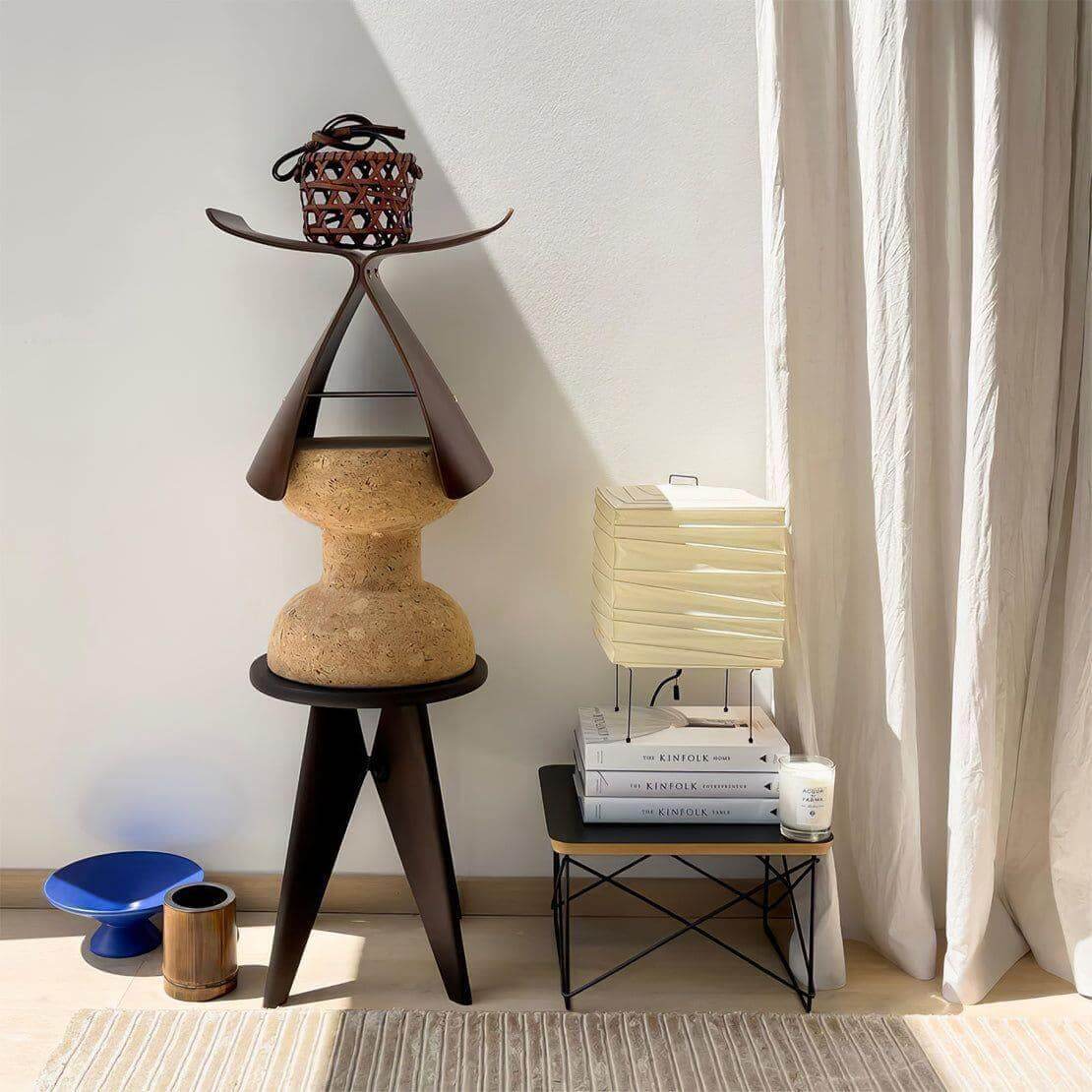 Airi – Lampadaire en papier de riz japonais