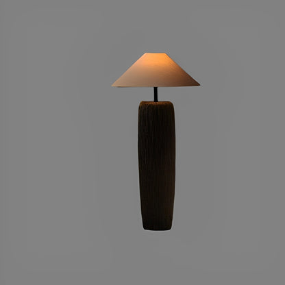 Winnie – Lampe sur pied rustique en bois avec charme vintage