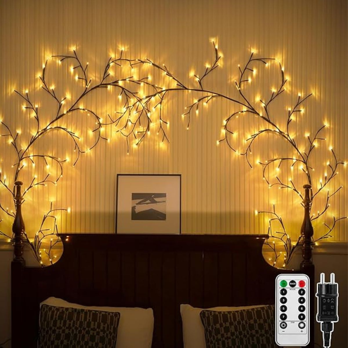 LianeLumineuse – Guirlande LED romantique au style vigne