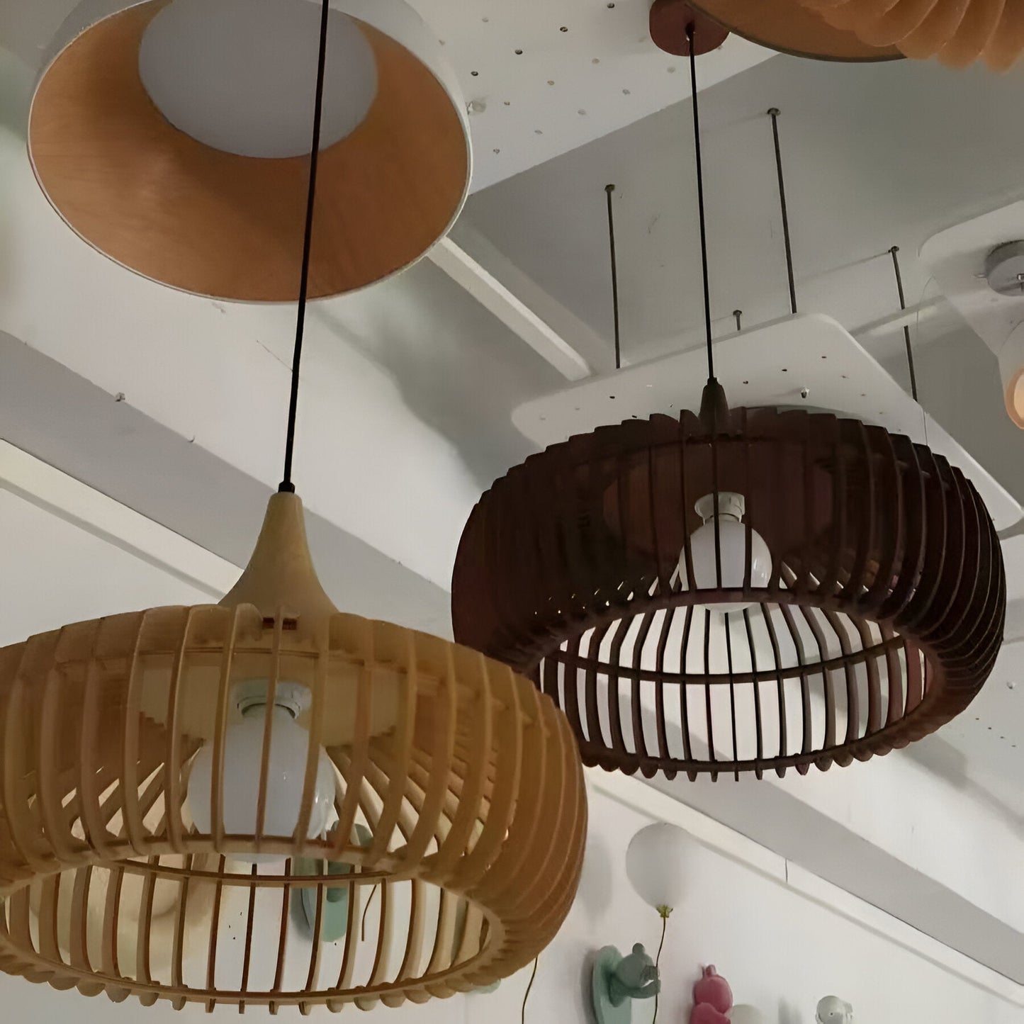 Elios – Artisanat Bois Plafonnier