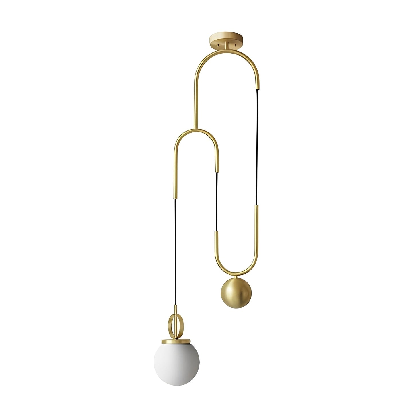 Vireo – Suspension en verre sphérique postmoderne
