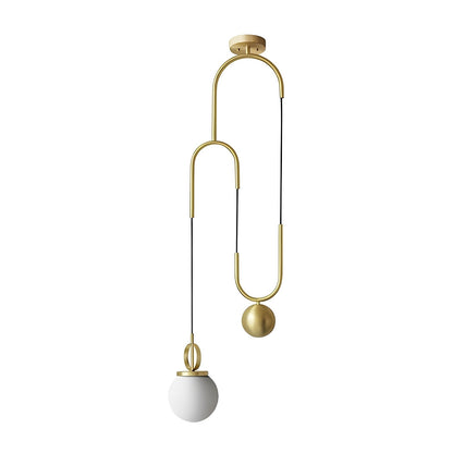 Vireo – Suspension en verre sphérique postmoderne