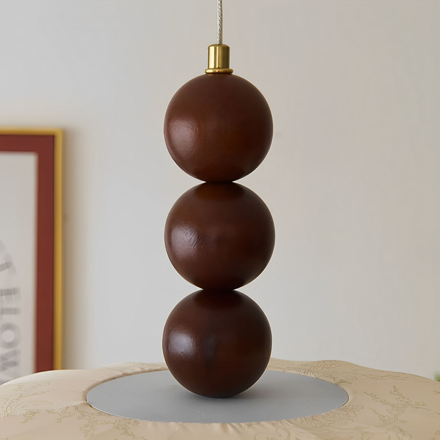 Miro – Lustre rétro avec boules de verre pour chambre & salon