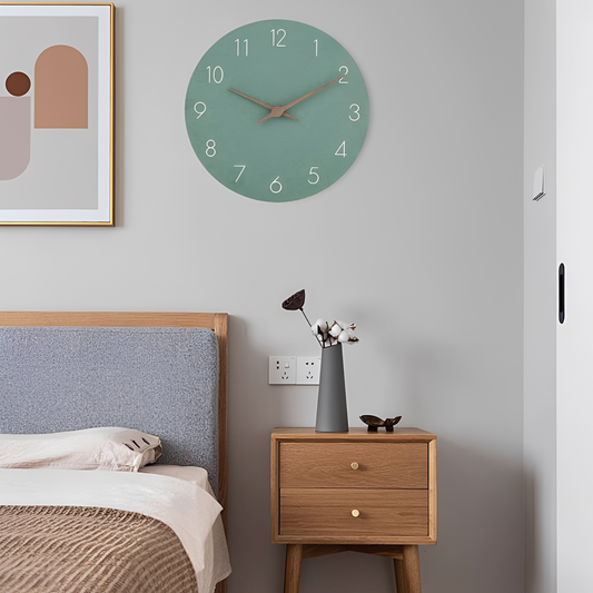 Zendy – Horloge Murale Minimaliste Colorée