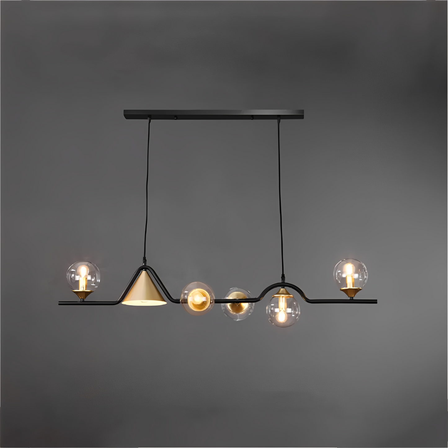 Nordvik – Suspension Nordique Multilampe