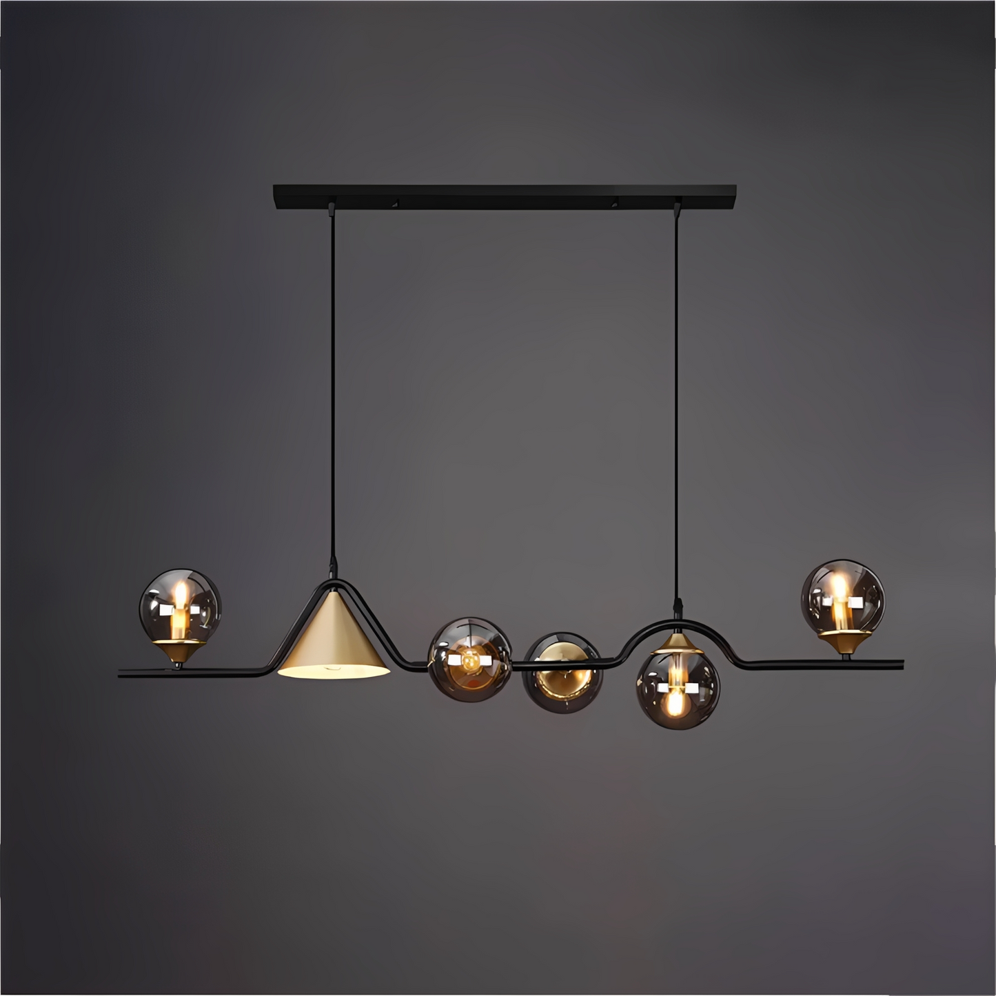 Nordvik – Suspension Nordique Multilampe