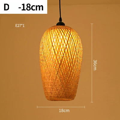 Lampe Zen en Bambou Naturel