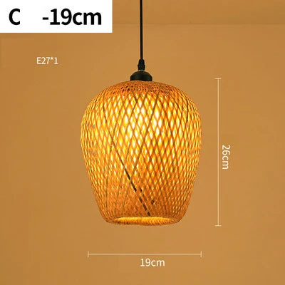Lampe Zen en Bambou Naturel