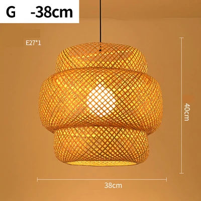 Lampe Zen en Bambou Naturel