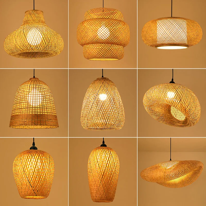 Lampe Zen en Bambou Naturel