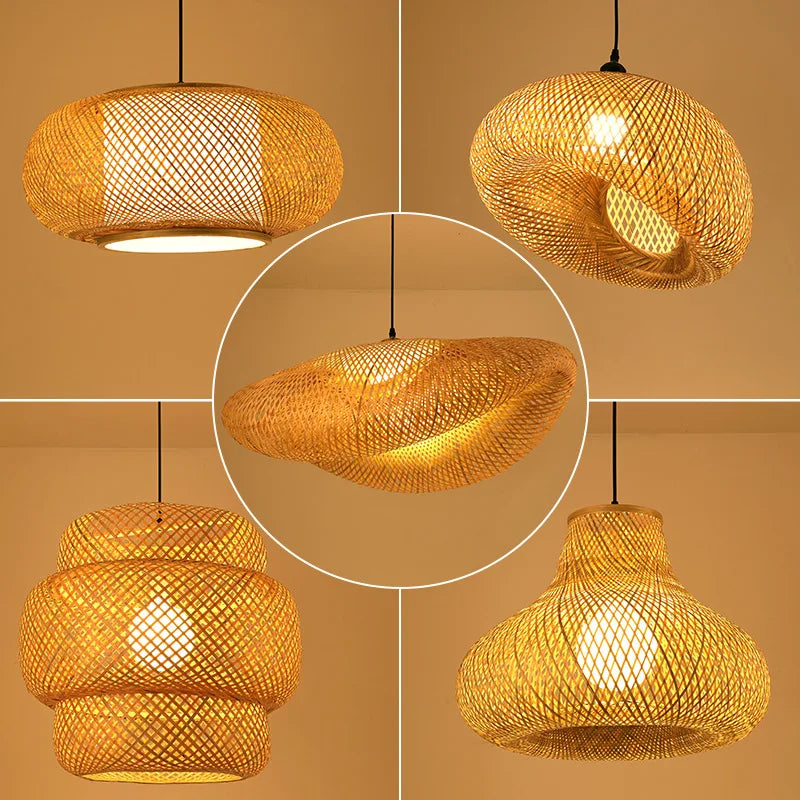 Lampe Zen en Bambou Naturel