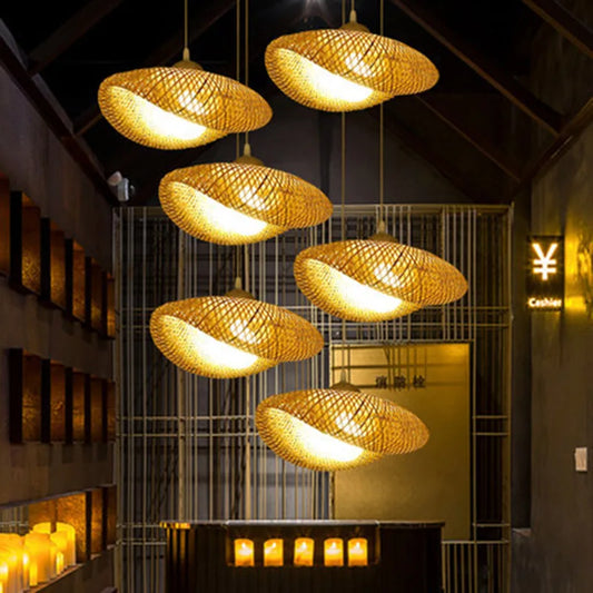 Lampe Zen en Bambou Naturel