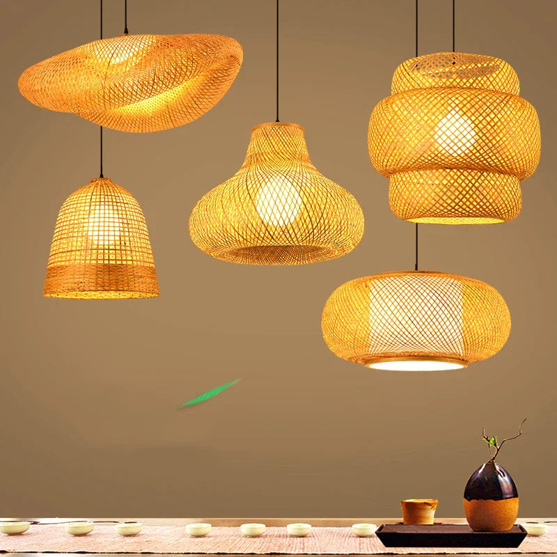 Lampe Zen en Bambou Naturel