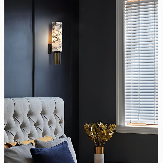 Valeria – Applique murale avec aspect marbre pour accents luxueux