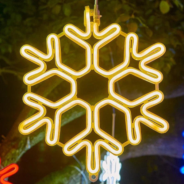 Yukina – Lumière LED flocon de neige de Noël