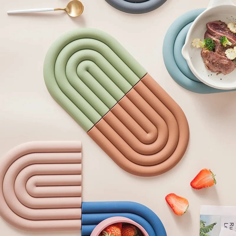 Nayla – Sous-plat en silicone résistant à la chaleur