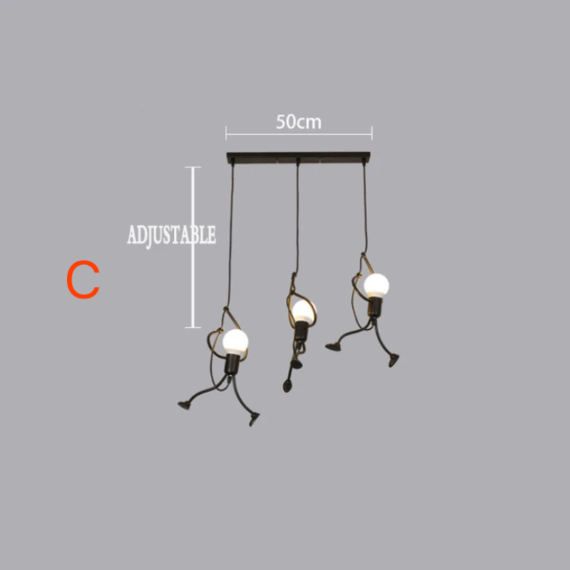 FerRetro – Lampe rétro au look super-héros industriel