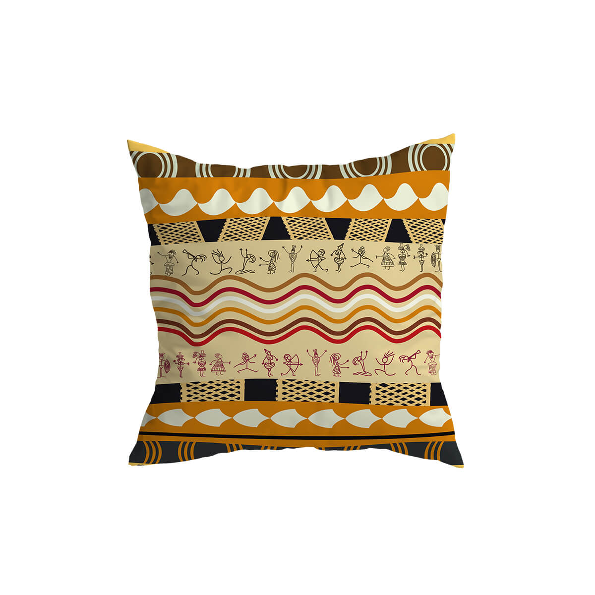 Arkel – Housse de Coussin Abstraite Géométrique