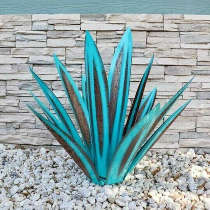 Marvida – Sculpture Feuille en Métal-Tequila