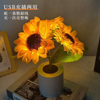 Solvyn – Lampe Tournesol Scintillante