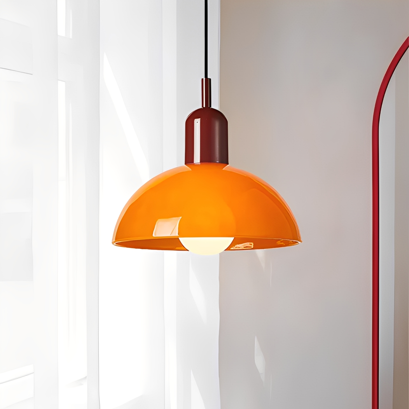 Marisa – Lustre ancien en verre Bauhaus