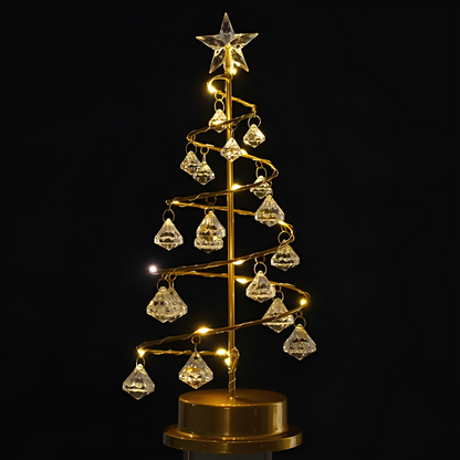 Yamira – Guirlande lumineuse LED arbre de Noël en cristal