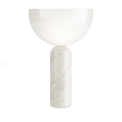Raja – Lampe de table noble avec pied en marbre et design élégant
