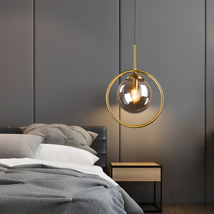 Elvara – Suspension en verre avec lumière unique