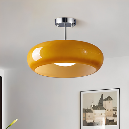 Hinami – Plafonnier Vintage en Verre-Pain