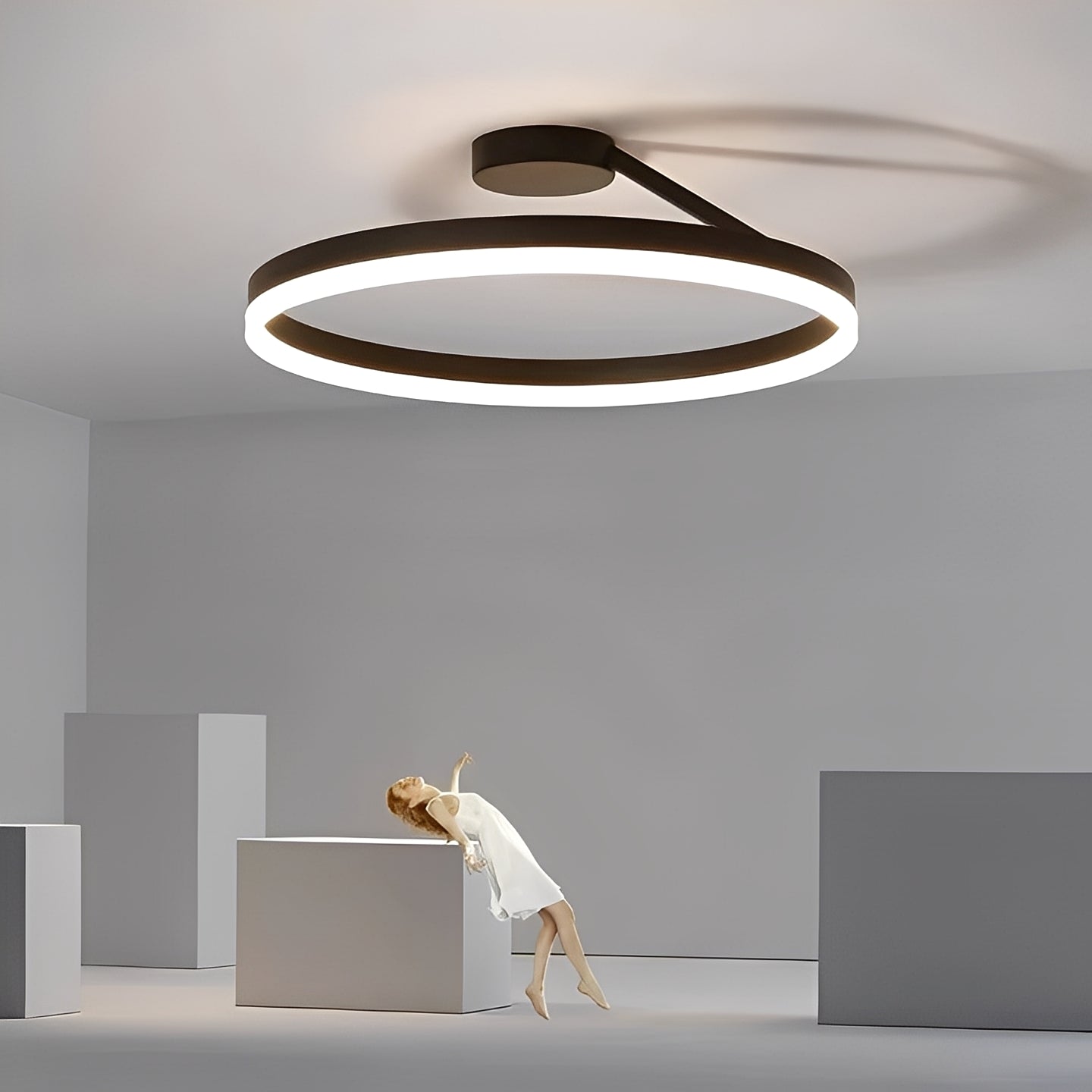 Nomi – Lampe LED Plafond Nordique
