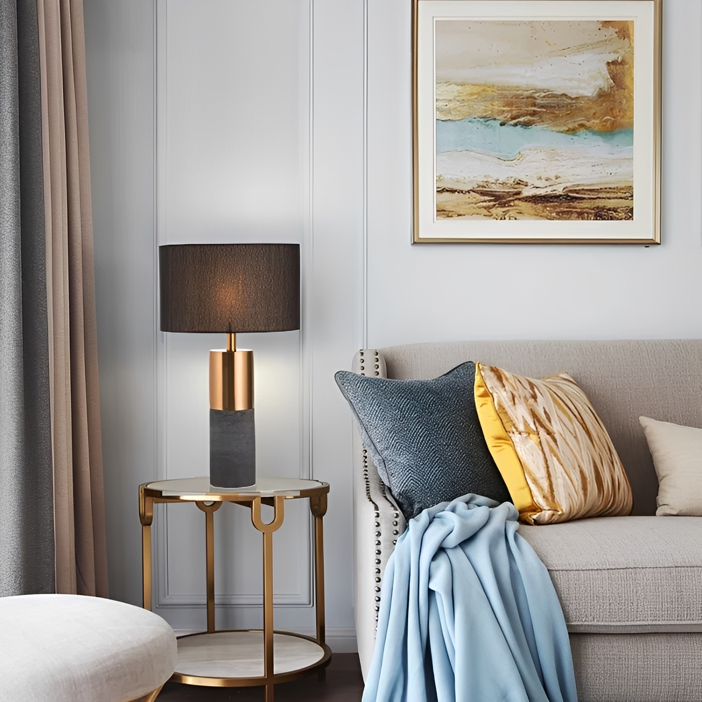 Ragna – Lampe de table design industriel