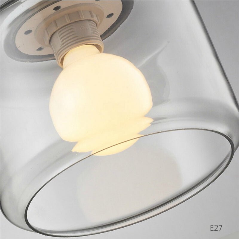 Liora – Suspension en verre motif oiseau