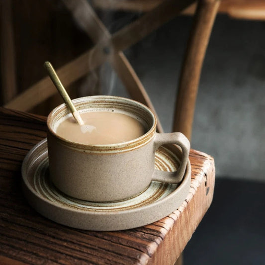 Felipe – Tasse à café en grès élégante