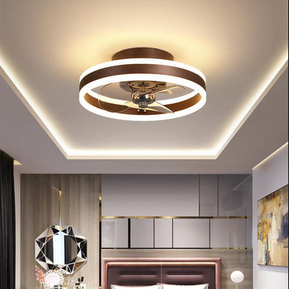 Elian – Moderne Ventilateur de Plafond-Lampe