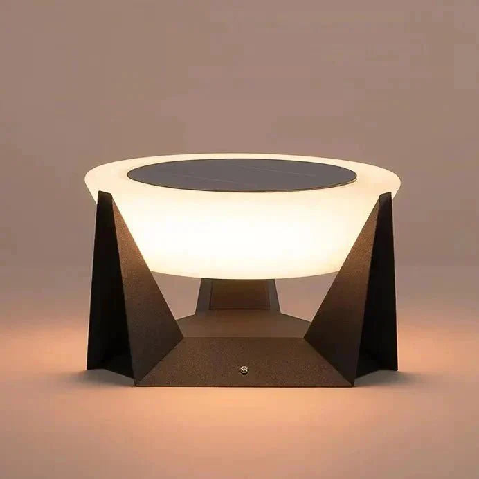 Niva – Lampe de poteau en acier inoxydable à énergie solaire