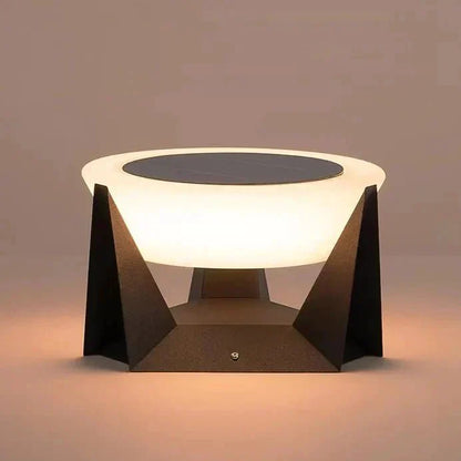 Niva – Lampe de poteau en acier inoxydable à énergie solaire