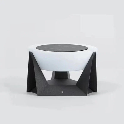 Niva – Lampe de poteau en acier inoxydable à énergie solaire