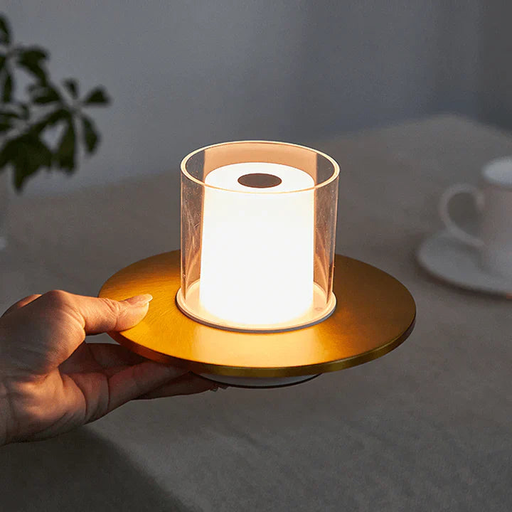 LumaGlow – Bougie LED élégante avec contrôle par induction et lumière sans flamme