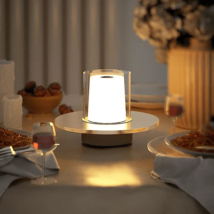 LumaGlow – Bougie LED élégante avec contrôle par induction et lumière sans flamme