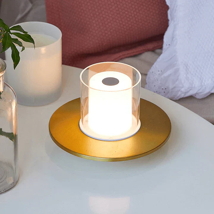 LumaGlow – Bougie LED élégante avec contrôle par induction et lumière sans flamme