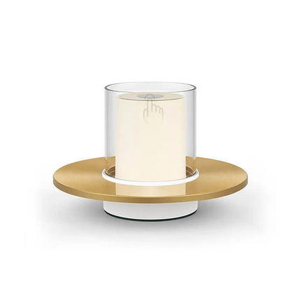 LumaGlow – Bougie LED élégante avec contrôle par induction et lumière sans flamme