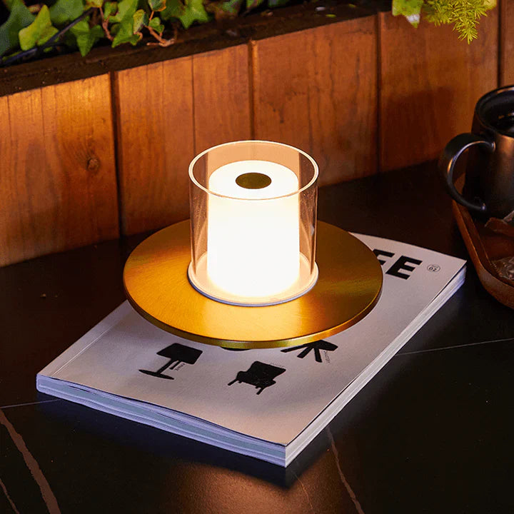 LumaGlow – Bougie LED élégante avec contrôle par induction et lumière sans flamme