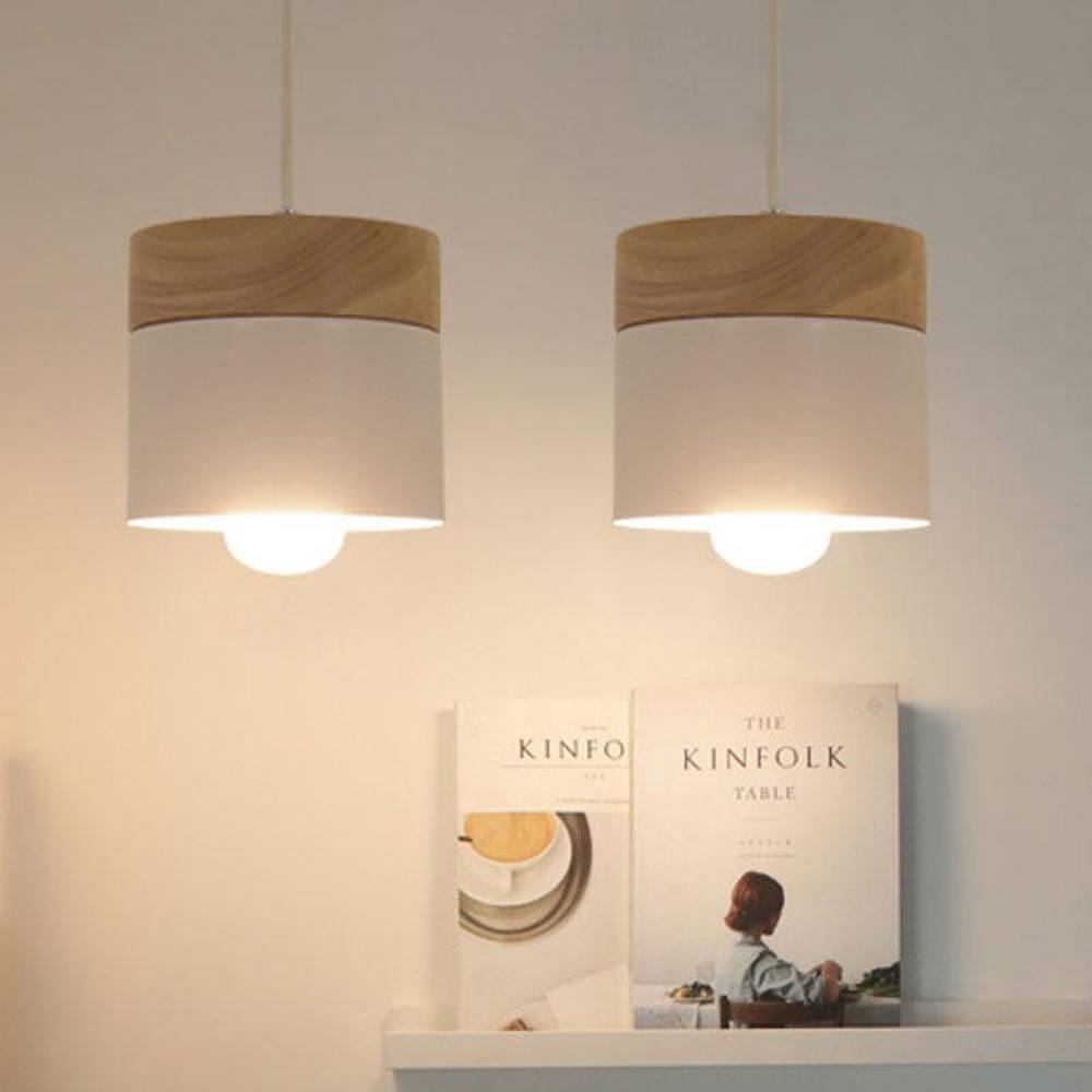 Suspension Nordica – Bois naturel au style scandinave épuré