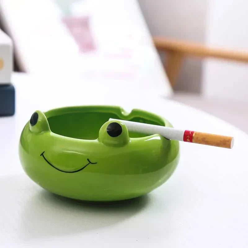 FuméeDrôle – Cendrier en céramique au design animalier cartoon