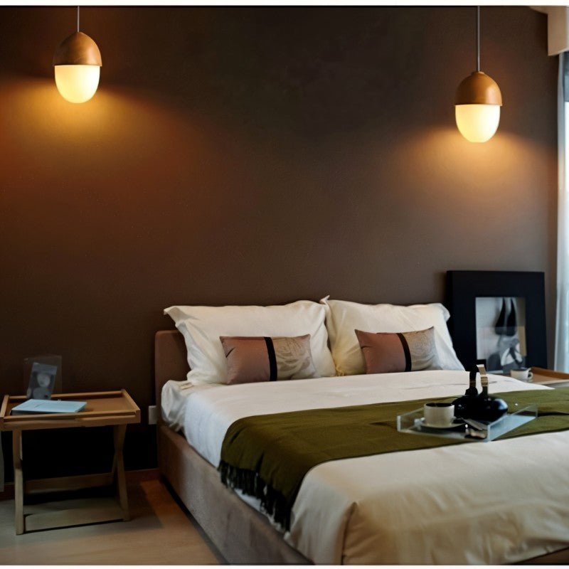 Castanea – Lampe suspendue en verre nordique
