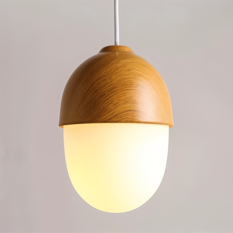 Lykke – Suspension moderne en apparence bois
