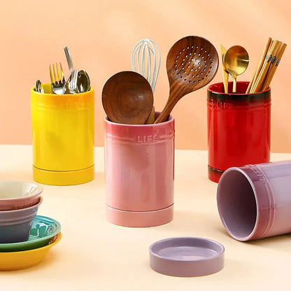 CéramiPop – Organisateur de cuisine en céramique vive & stylée
