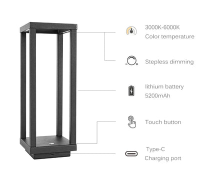 TactilLumi – Lampe LED sans fil tactile