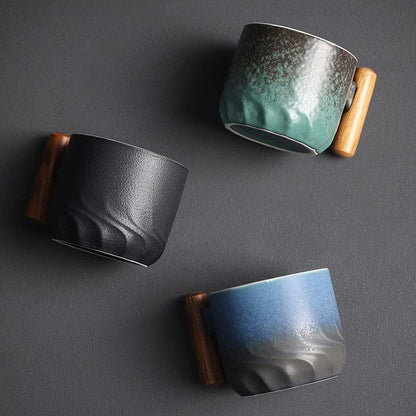Tuguro – Tasse à thé en céramique avec poignée
