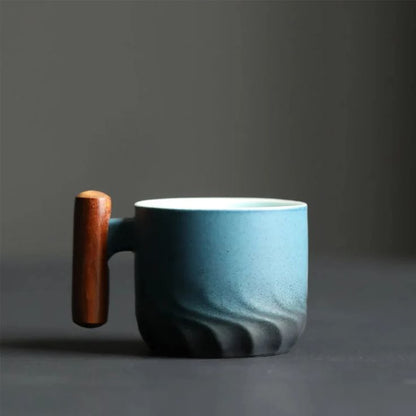 Tuguro – Tasse à thé en céramique avec poignée